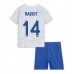 Günstige Frankreich Adrien Rabiot #14 Babykleidung Auswärts Fussballtrikot Kinder WM 2022 Kurzarm (+ kurze hosen)